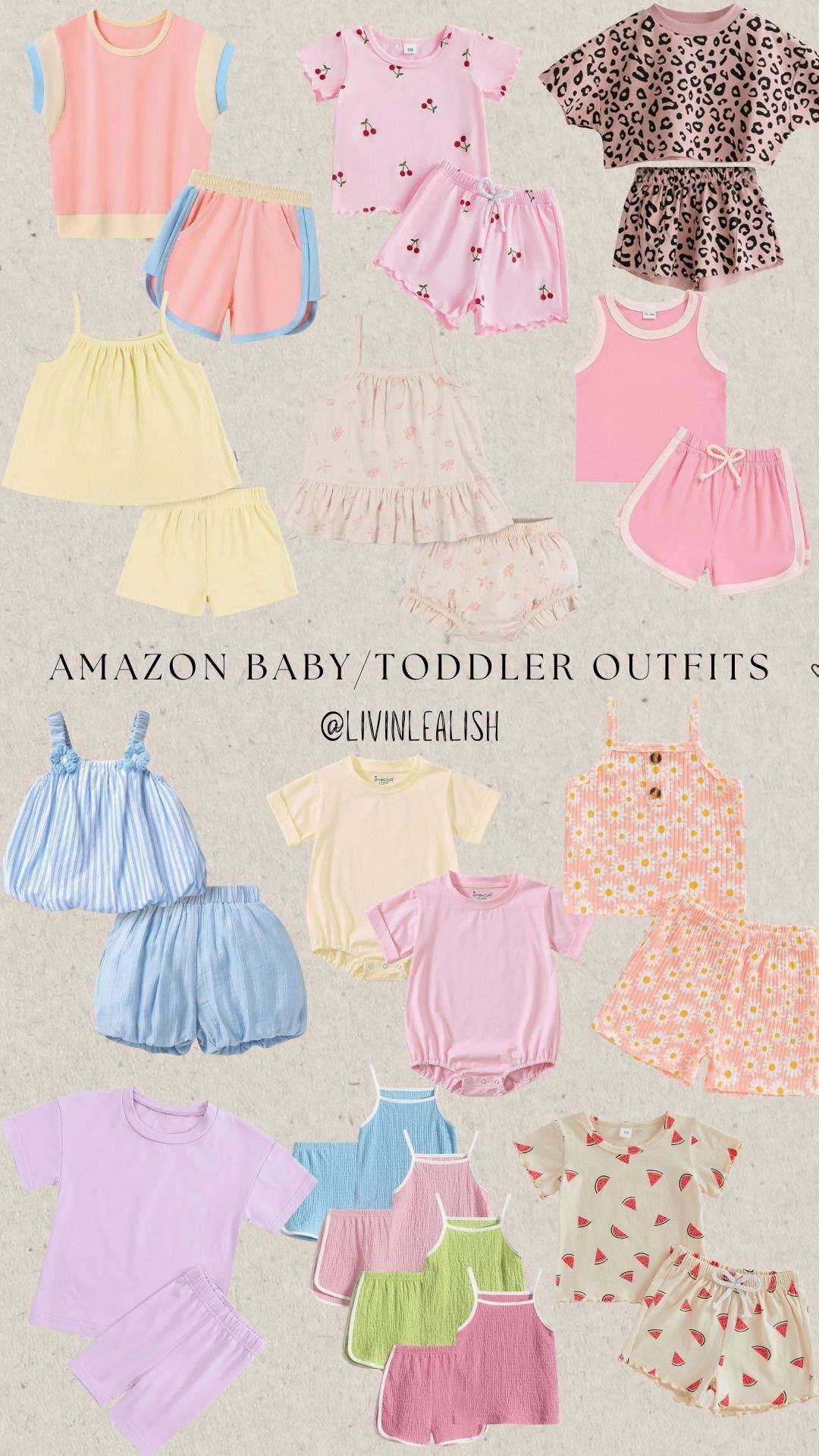 The cutest summer baby/toddler outfits all from Amazon! ☀️ #amazon #amazonoutfit #sunmeroutfit #toddlersummer #babysummer 

#LTKootd #LTKBaby #LTKKids