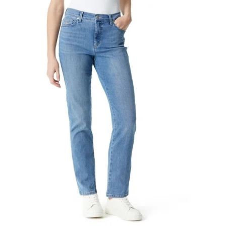 Gloria Vanderbilt Swan Series Swan Series Women's Amanda 5 Pocket Jean 31" Inseam, Sizes 6-18 | Walmart (US)