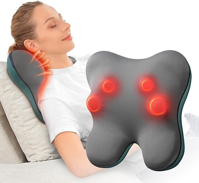 BOB AND BRAD Back Massager with Heat FSA HSA Eligible, EZBack Corded Neck Massager for Pain Relie... | Amazon (US)
