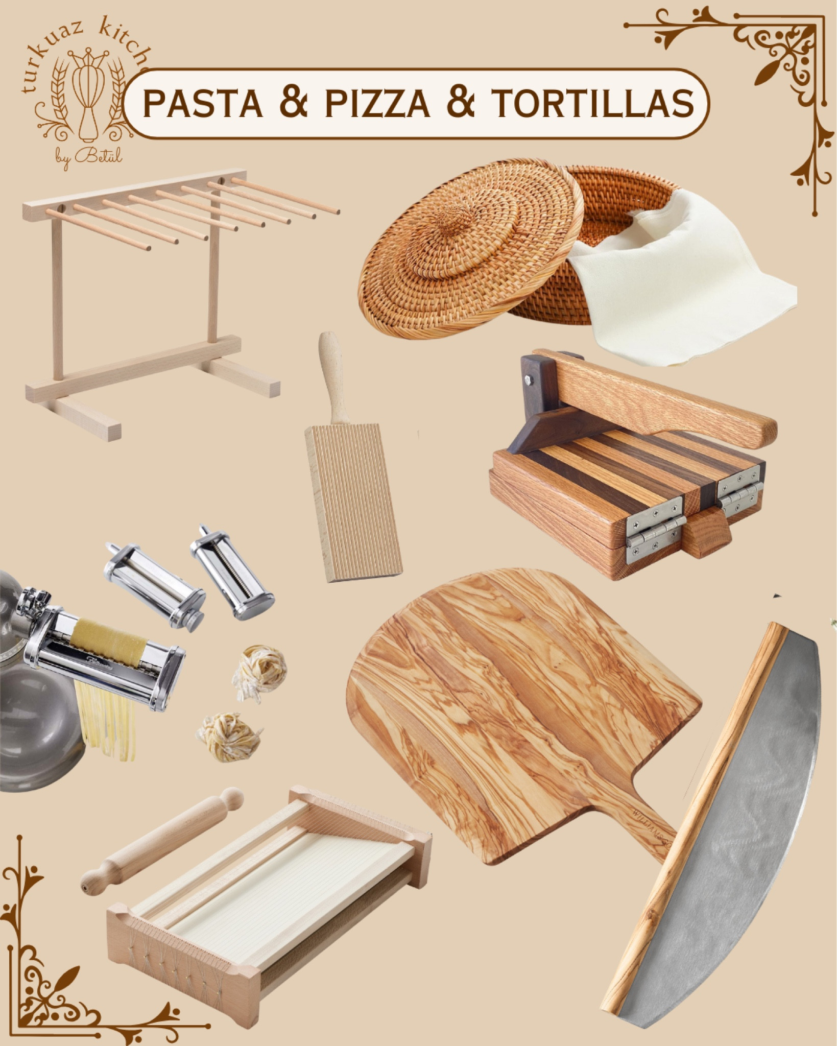 My cookbook has a bunch of pasta, pizza, and tortilla recipes, and more! These tools are my highest recommendations. 

#LTKGiftGuide #LTKHoliday #LTKHome