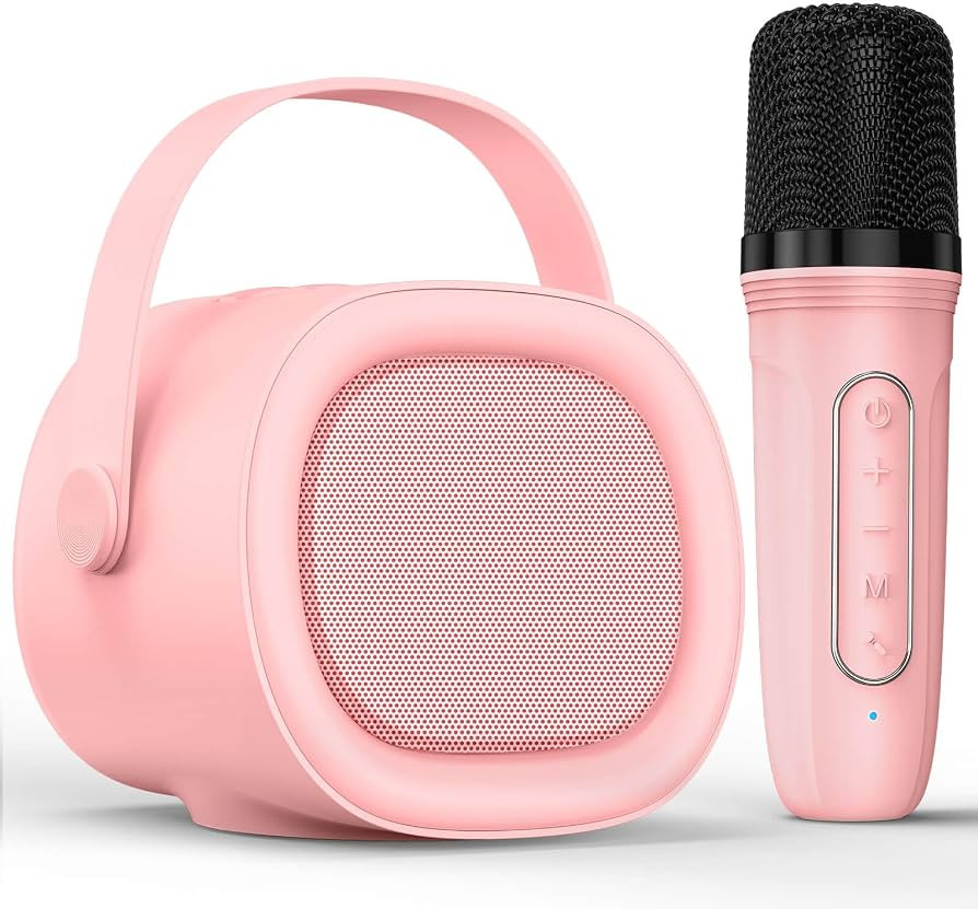 LENRUE Karaoke Machine for Kids with Wireless Microphone, 4 Magic Voices, Karaoke Toys for Girls ... | Amazon (US)