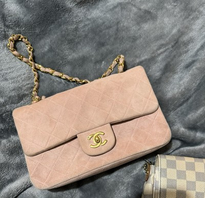 chanel flap bag small Suede  | eBay | eBay US