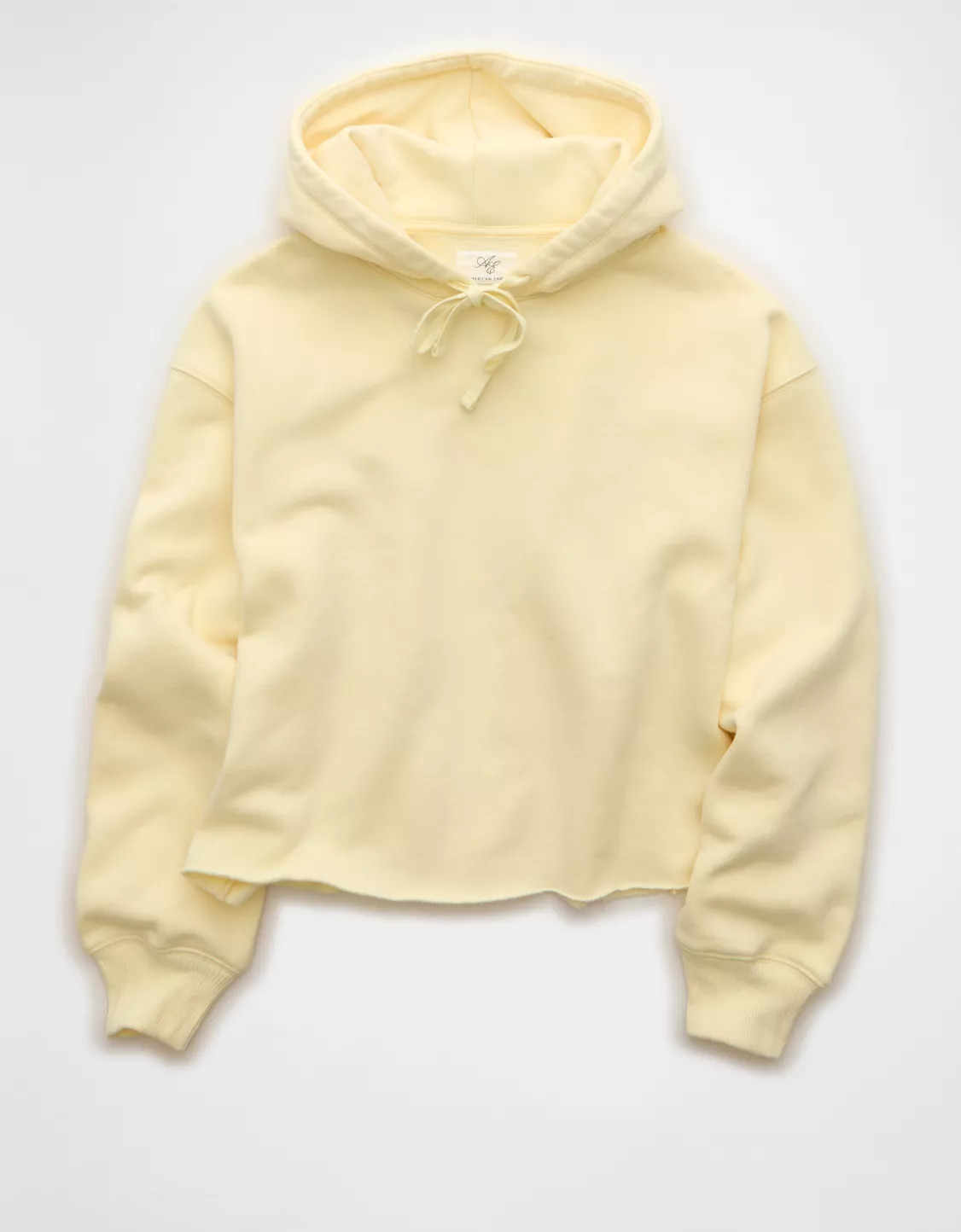 AE Everyday Luxe Cut-Off Hoodie | American Eagle Outfitters (US & CA)