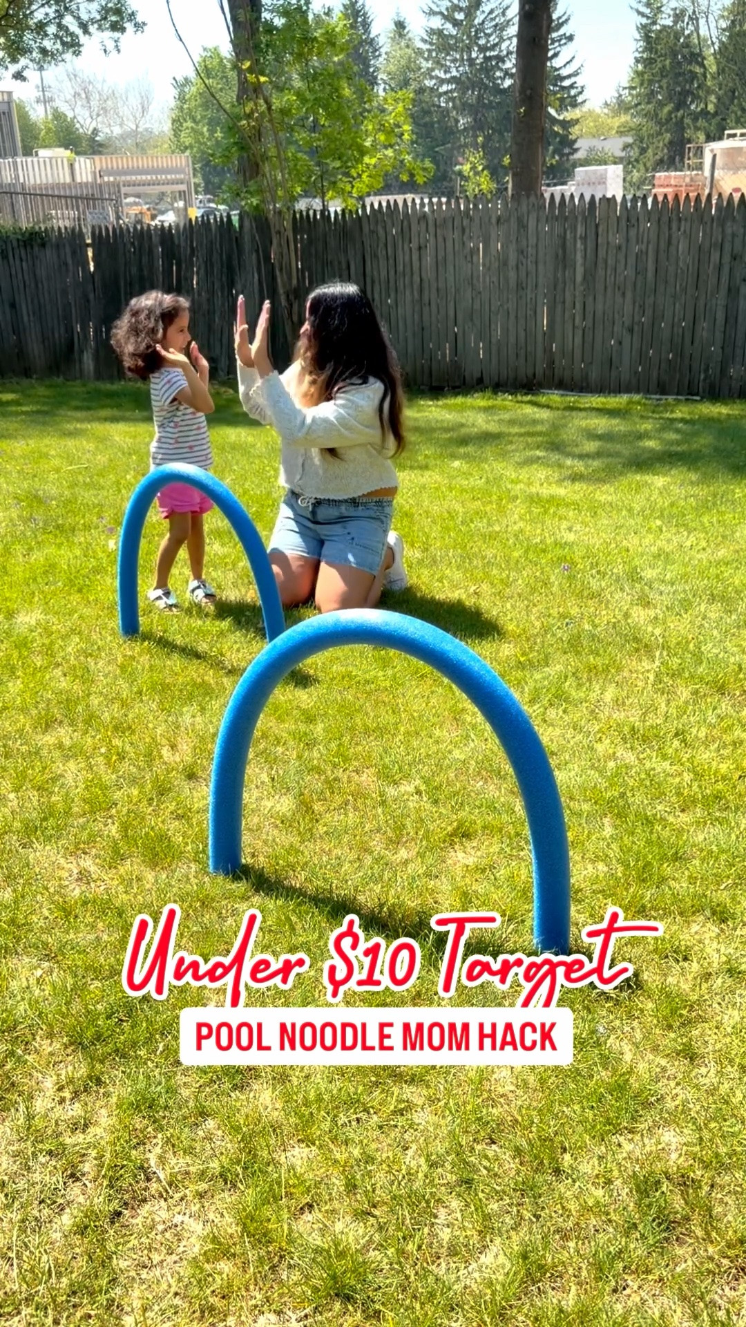 $10 Target Hack for Endless Fun! ✨ Looking for a way to keep your toddler entertained? Grab some pool noodles and dowel pins, and create a fun-filled activity that will have them busy for hours! 🎉 Just connect the noodles in any sequence and watch them have a blast trying to get the ball through those hoops. Even better, you can join in on the fun too! 🥳 @Target 

#MomHack #TargetMom #ToddlerActivities #KidsPlaytime #MomLife

#LTKdayinmylife #LTKmomlife #LTKKids