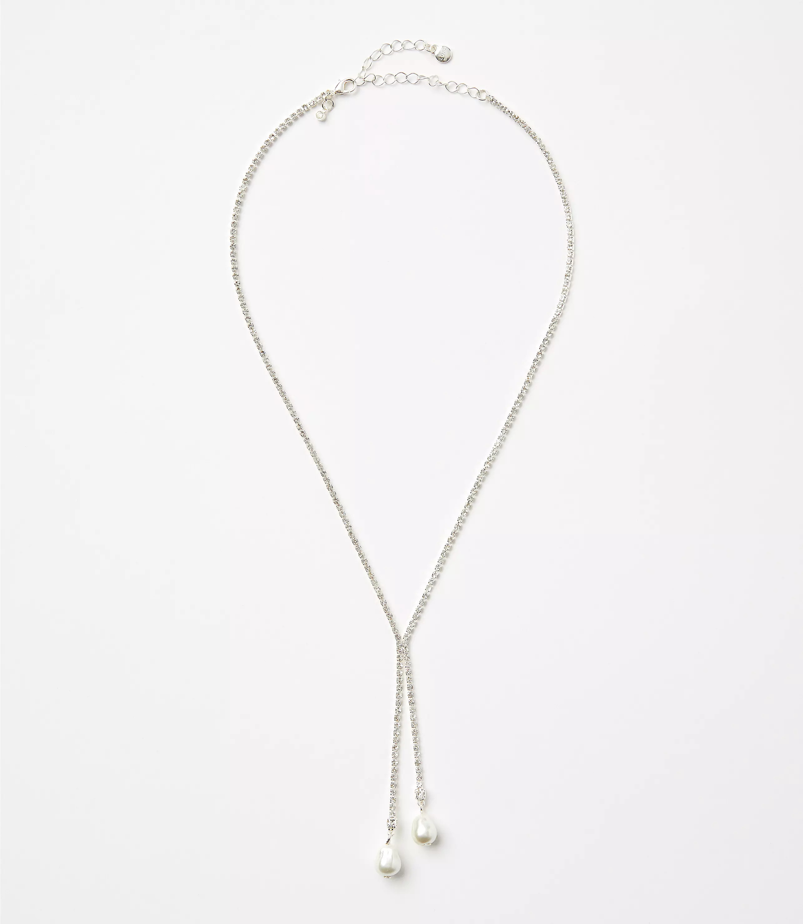 Pearlized Sparkle Y Necklace | LOFT