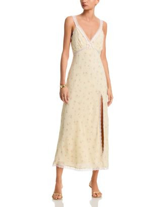 Beverly Lace Trim Midi Dress | Bloomingdale's (US)