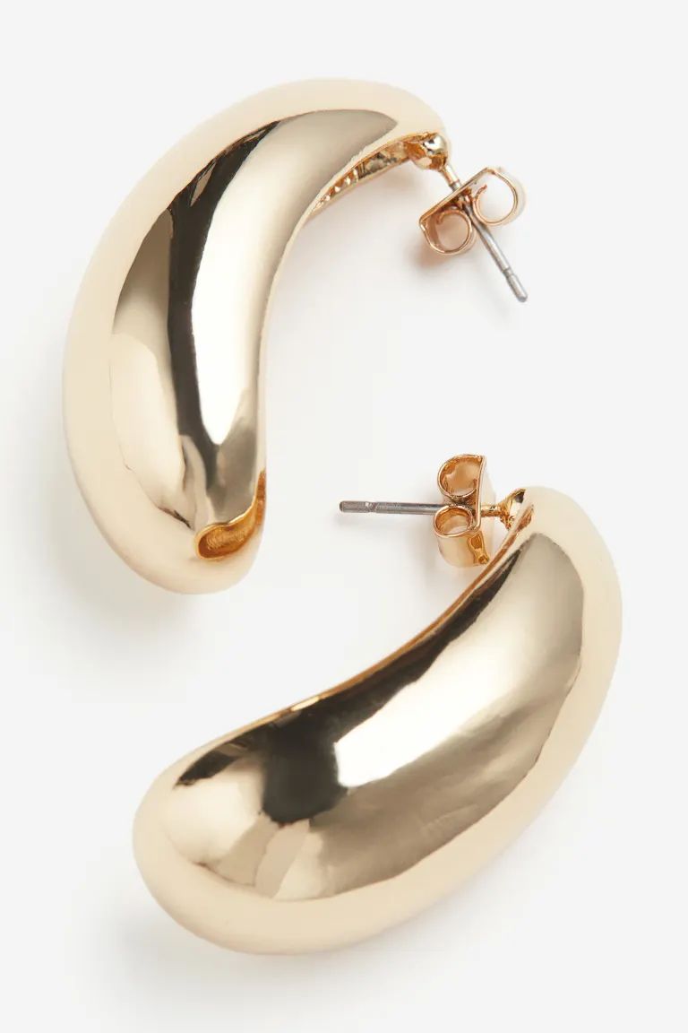 Chunky Earrings - Gold-colored - Ladies | H&M US | H&M (US + CA)