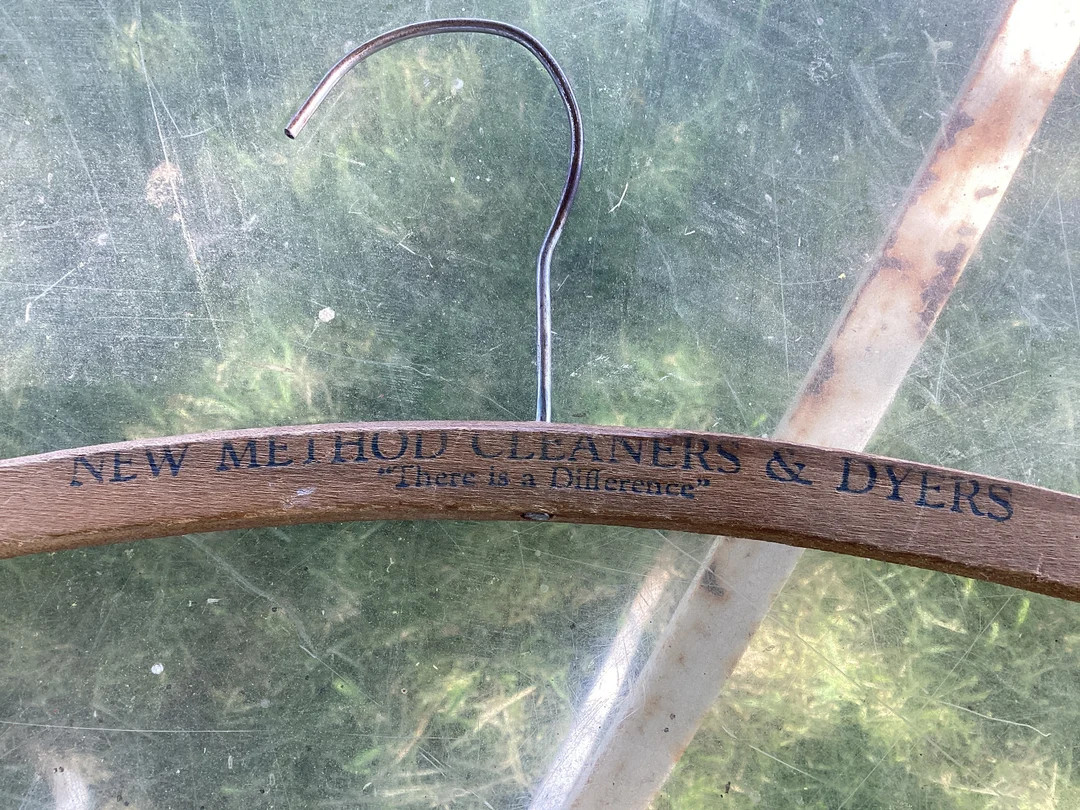 Wooden Hangers Advertising Cleaners Dyers Vintage Wire | Etsy (US)