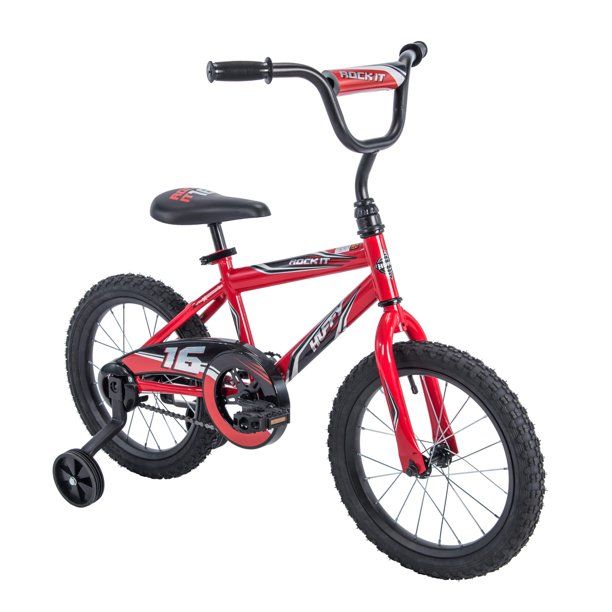 Huffy 16 Inch Rock It Boys Sidewalk Bike, Red | Walmart (US)