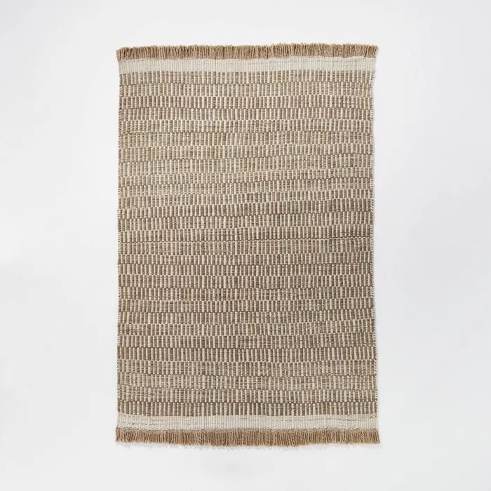 Park City Handloom Broken Striped Rug Beige - Threshold™ designed with Studio McGee | Target
