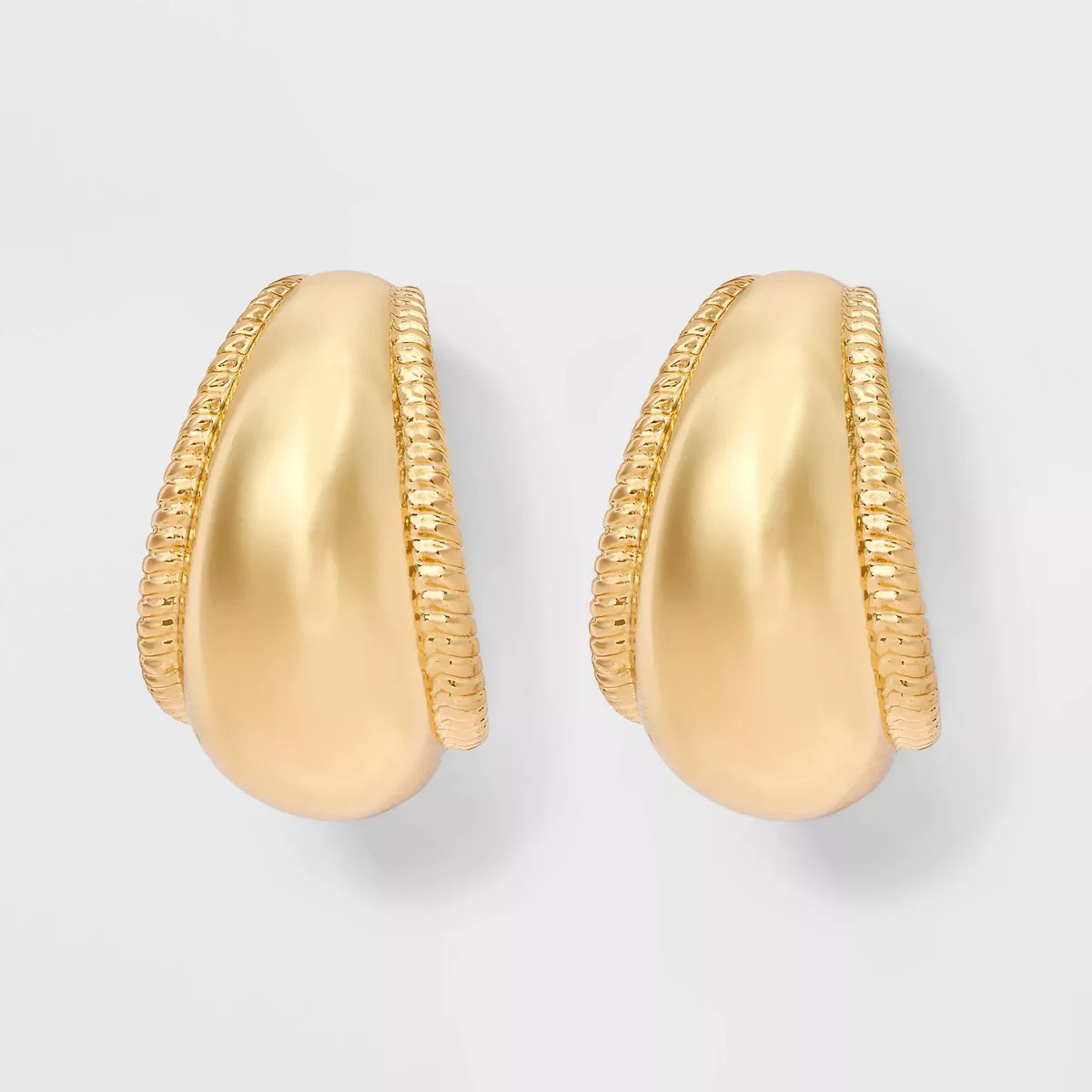 Chunky Hoop Earrings - A New Day™ Gold | Target