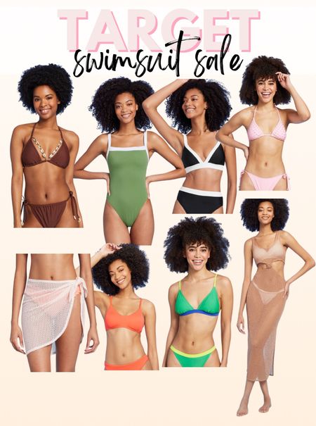 Target swimsuit sale 20% off! 
Vacation outfit, travel outfit, spring outfit, swimsuit, bikini, one piece, coverup 

#LTKtravel #LTKSpringSale #LTKswim