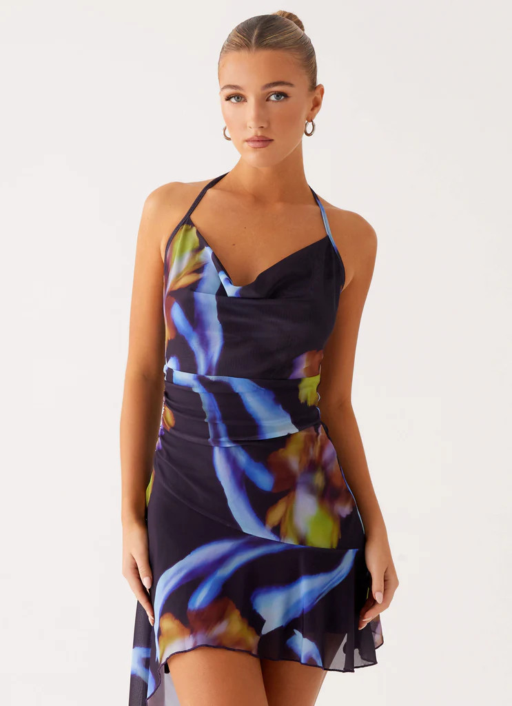 Algarve Mini Dress - Dark Floral | Peppermayo (Global)