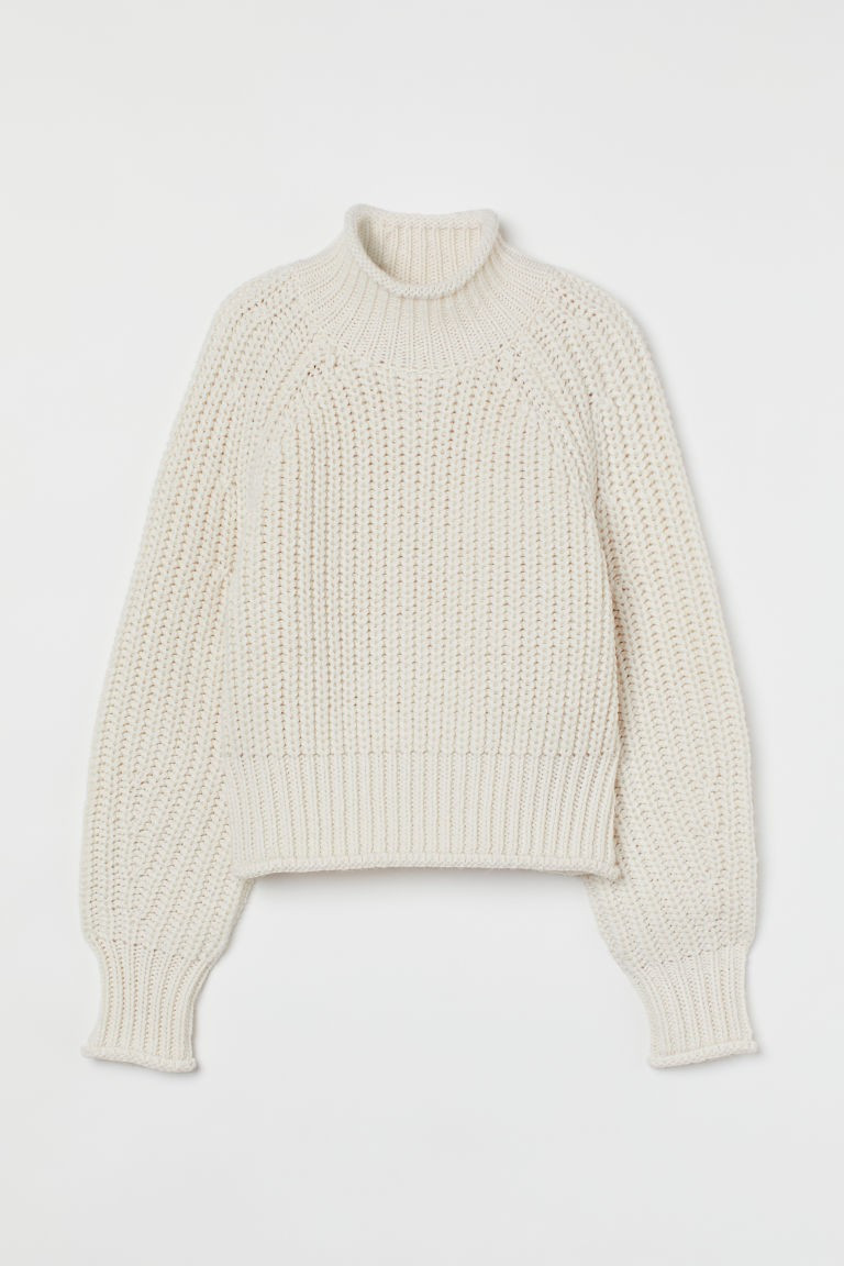 H & M - Knit Sweater - White | H&M (US + CA)
