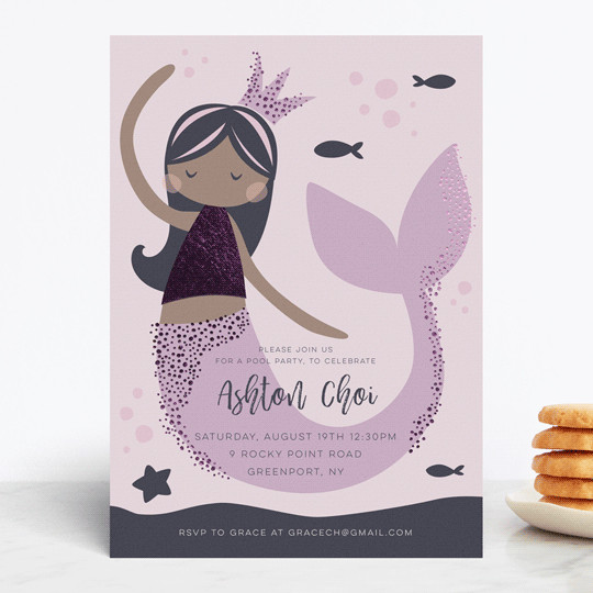 Glitter Mermaid | Minted