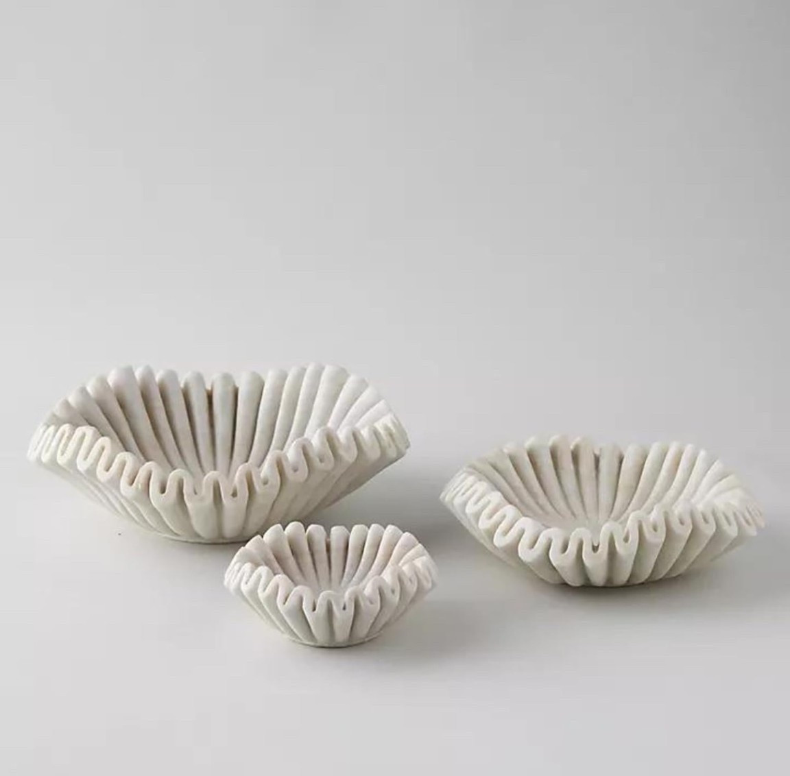 Anthropologie-style marble bowls 🤍 This sculptural bowl set is an Amazon home find that looks so high-end. Perfect for styling coffee tables, shelves, or an entryway for that curated, designer-inspired look. Linked here ✨

#LTKHome #LTKSaleAlert #LTKU