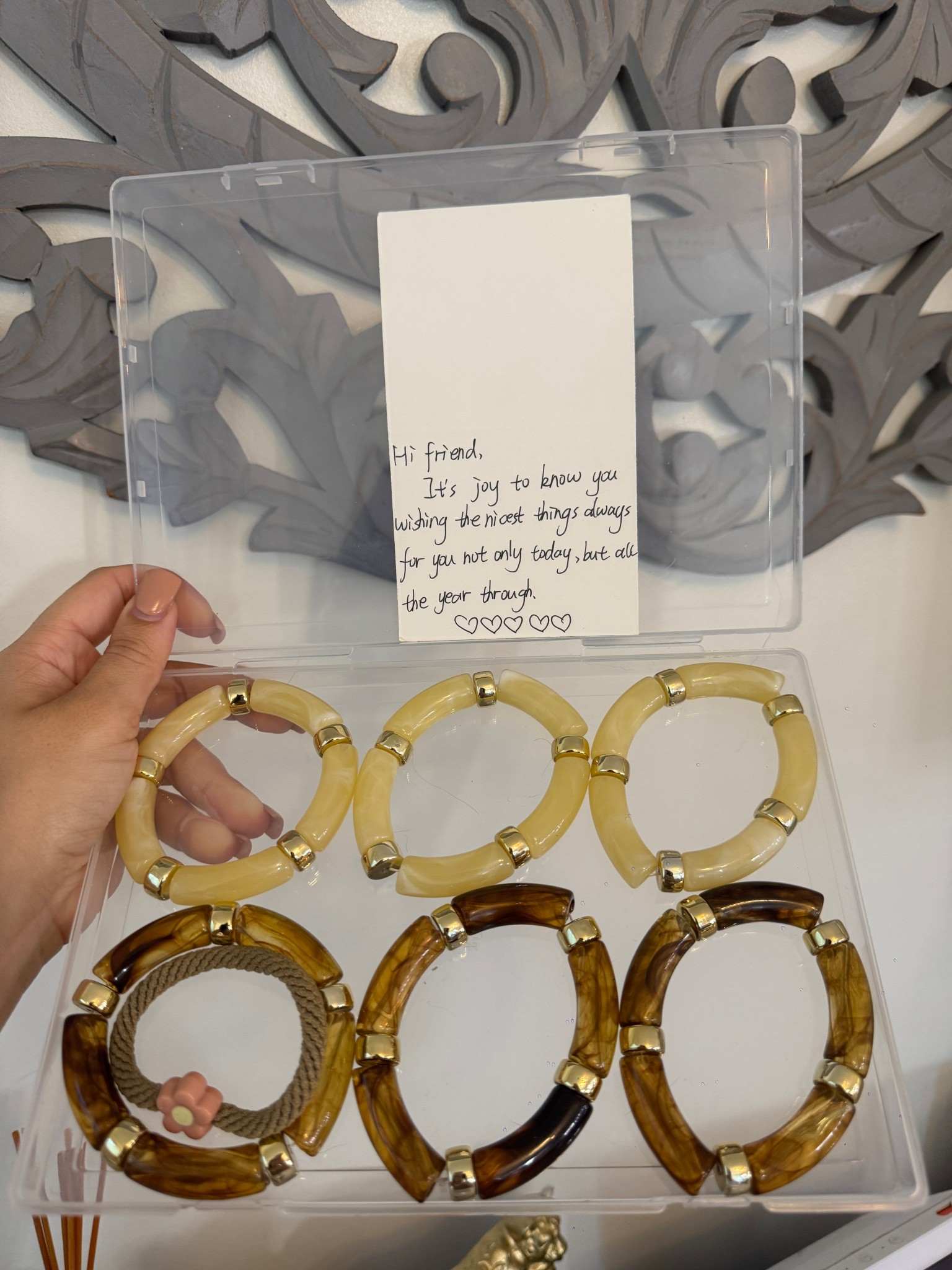 The sweetest note came with my Amazon bracelets! 🥰❤️ there is still so much kindness in the world! 

#LTKSeasonal #LTKFindsUnder50 #LTKSaleAlert