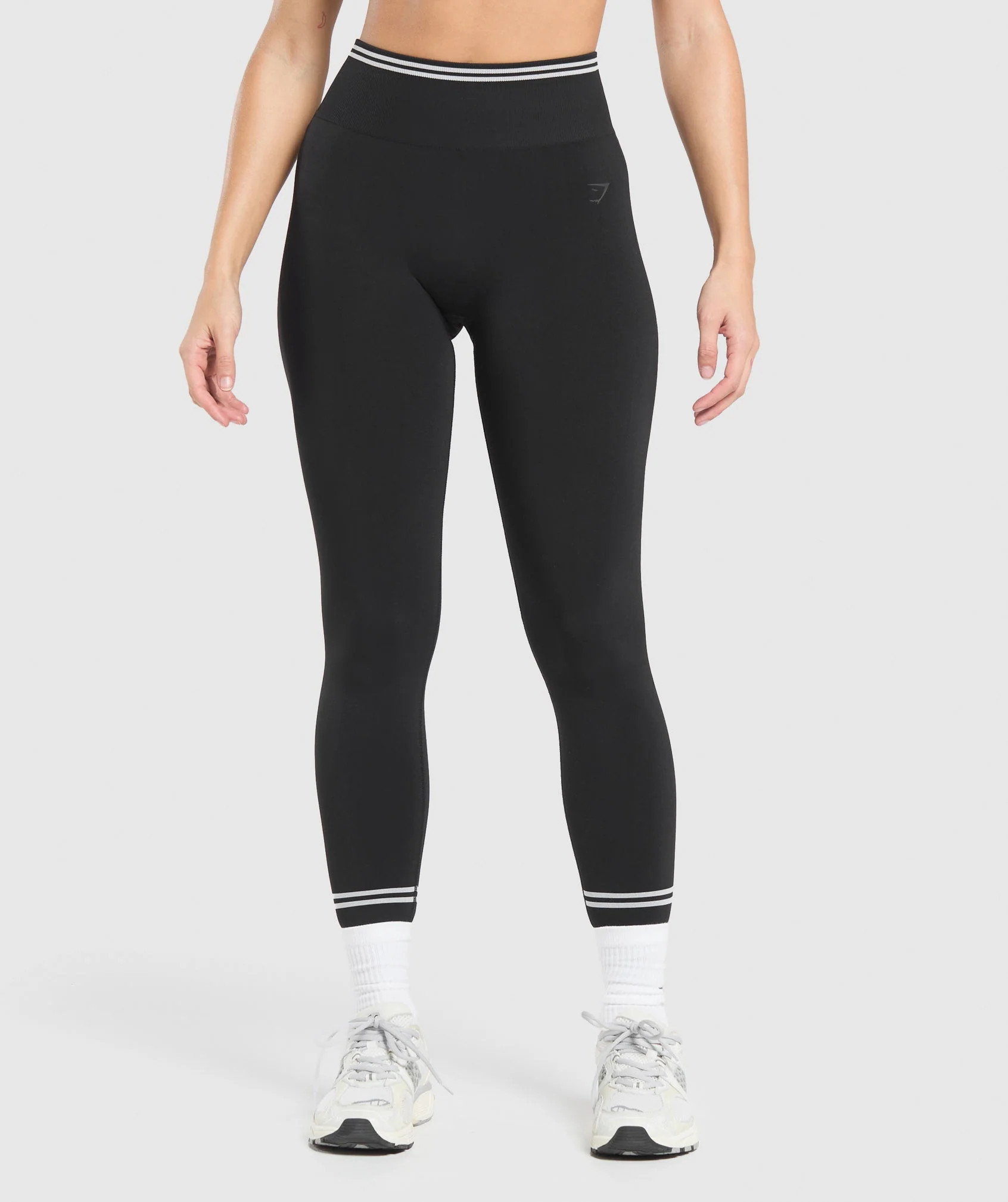 Gymshark Contrast Seamless Leggings - Black | Gymshark US