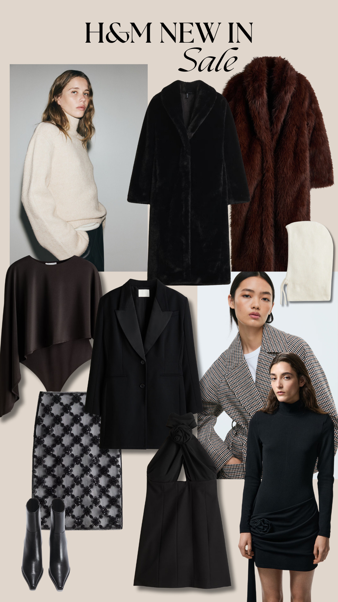 H&M Sale, Fluffy Coat, Tie-Belt Coat, Shoulder-Pad Dress, Thong Body, Ribbed Balaclava, Rose-Appliqué Dress, Turtleneck Jumper, Mini Blazer Dress, Heeled Ankle Boots 

 #LTKuk #LTKsale #LTKstyletip