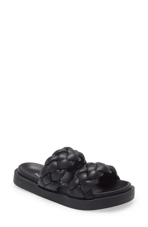 KG Kurt Geiger Kurt Geiger Braided Slide Sandal in Black at Nordstrom, Size 7.5Us | Nordstrom