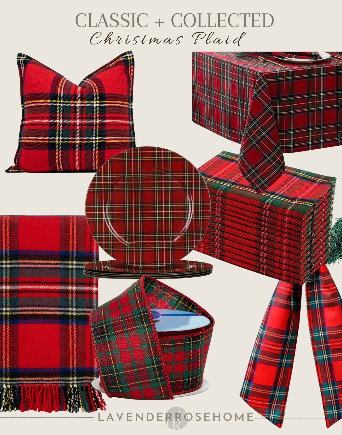Check out this gorgeous collection of plaid Christmas decor to celebrate the season. Holiday tableware and decor, perfect for your festive gatherings.

Classic Christmas Decor. Holiday Tableware. Plaid Christmas. Plaid Decor. Tartan Plaid. Red Plaid. Festive Decor. Lavender Rose Home. Classic Christmas.

#LTKSeasonal #LTKHome #LTKHoliday