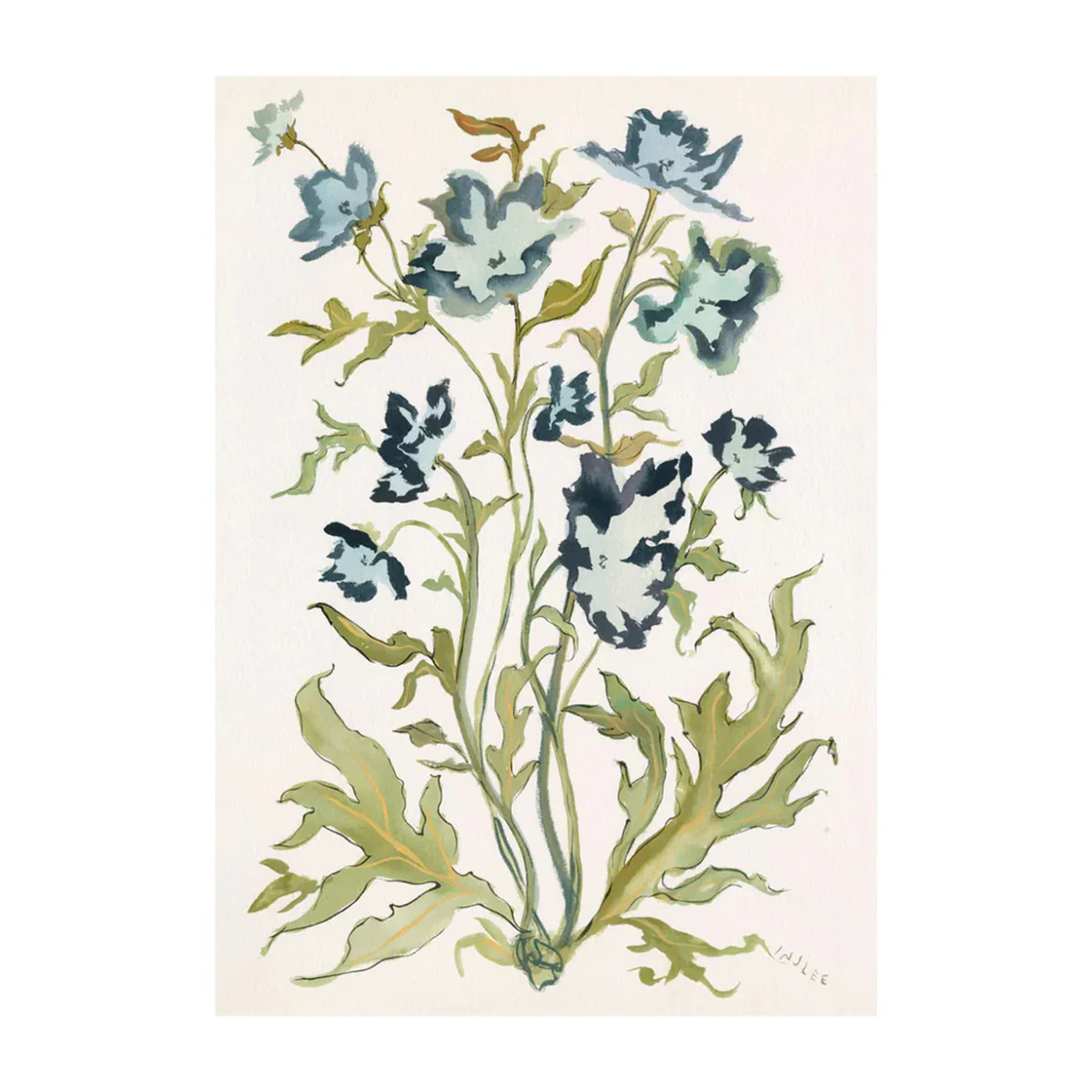 Botanical Print: Prussian Poppies | Over The Moon