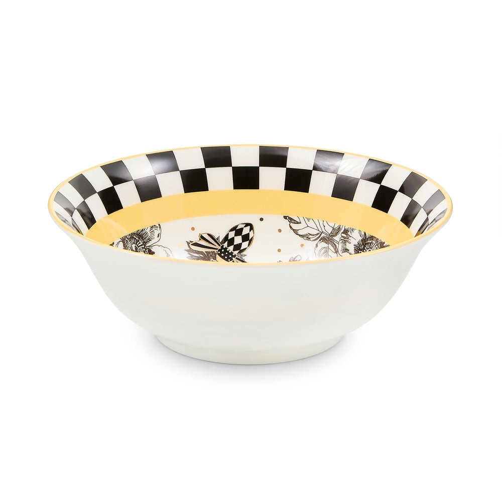 Bee Toile Bowl | MacKenzie-Childs