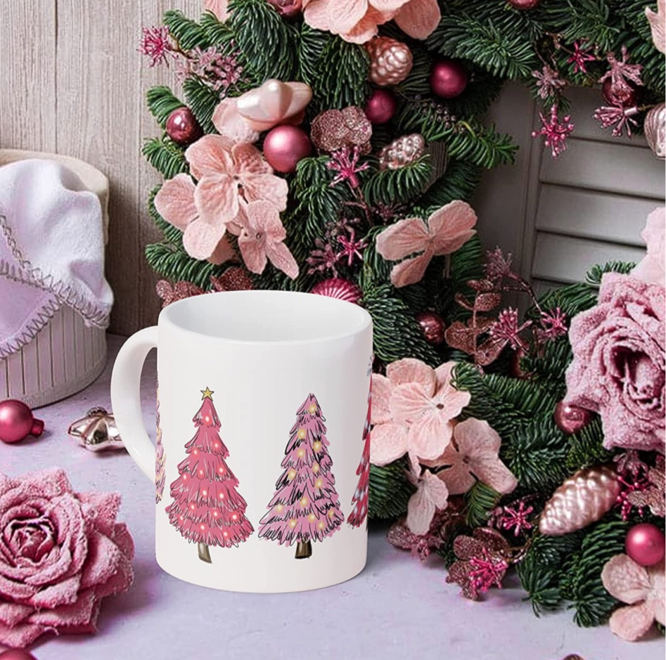 Christmas mug pink decor 

#LTKGiftGuide #LTKHoliday #LTKSeasonal