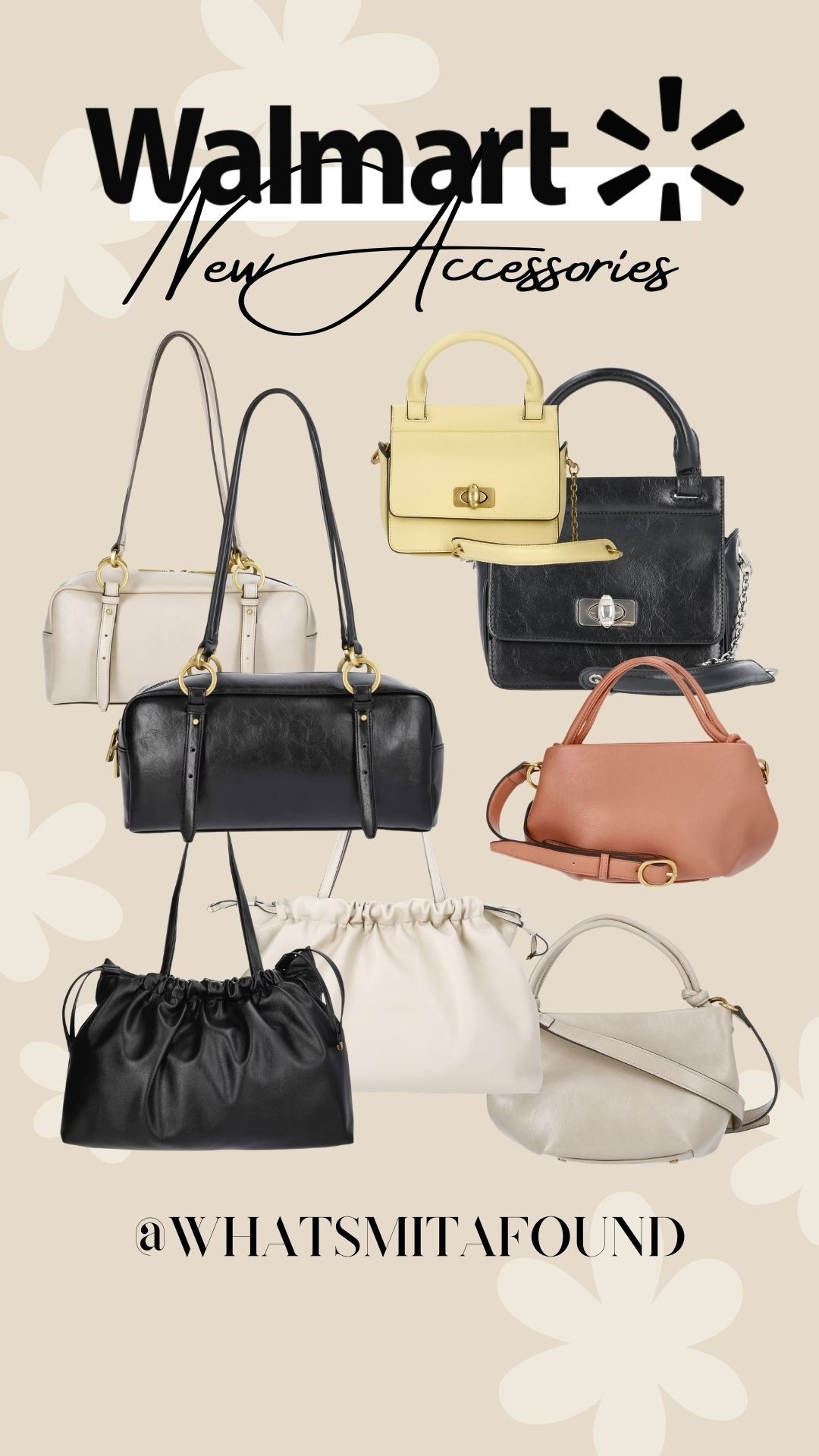 Cute new handbags at Walmart! 

#LTKBeauty #LTKootd #LTKSaleAlert