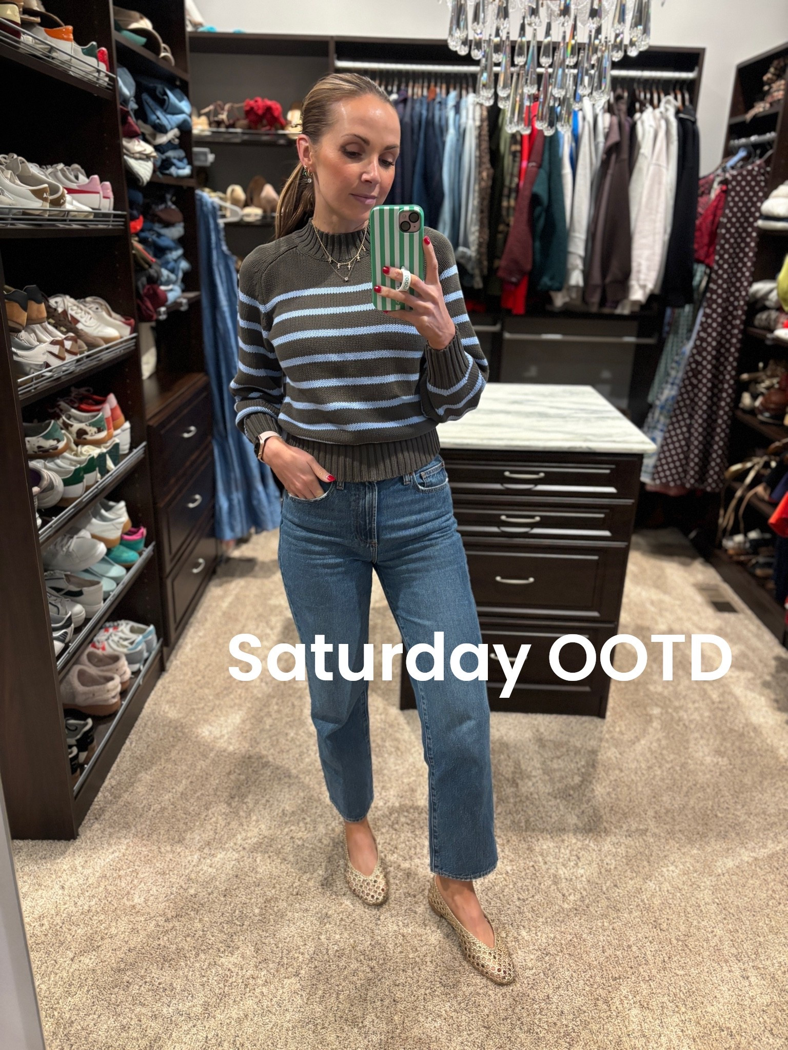 Saturday outfit of the day for dinner out with the family. Wearing my true size in the jeans, in the regular length and I’m 5’6”. Wearing a small in the sweater and it runs true to size. A medium might have been better for me! @Walmart @Tuckernuck @Walmart

#LTKootd #LTKgrwm #LTKSeasonal