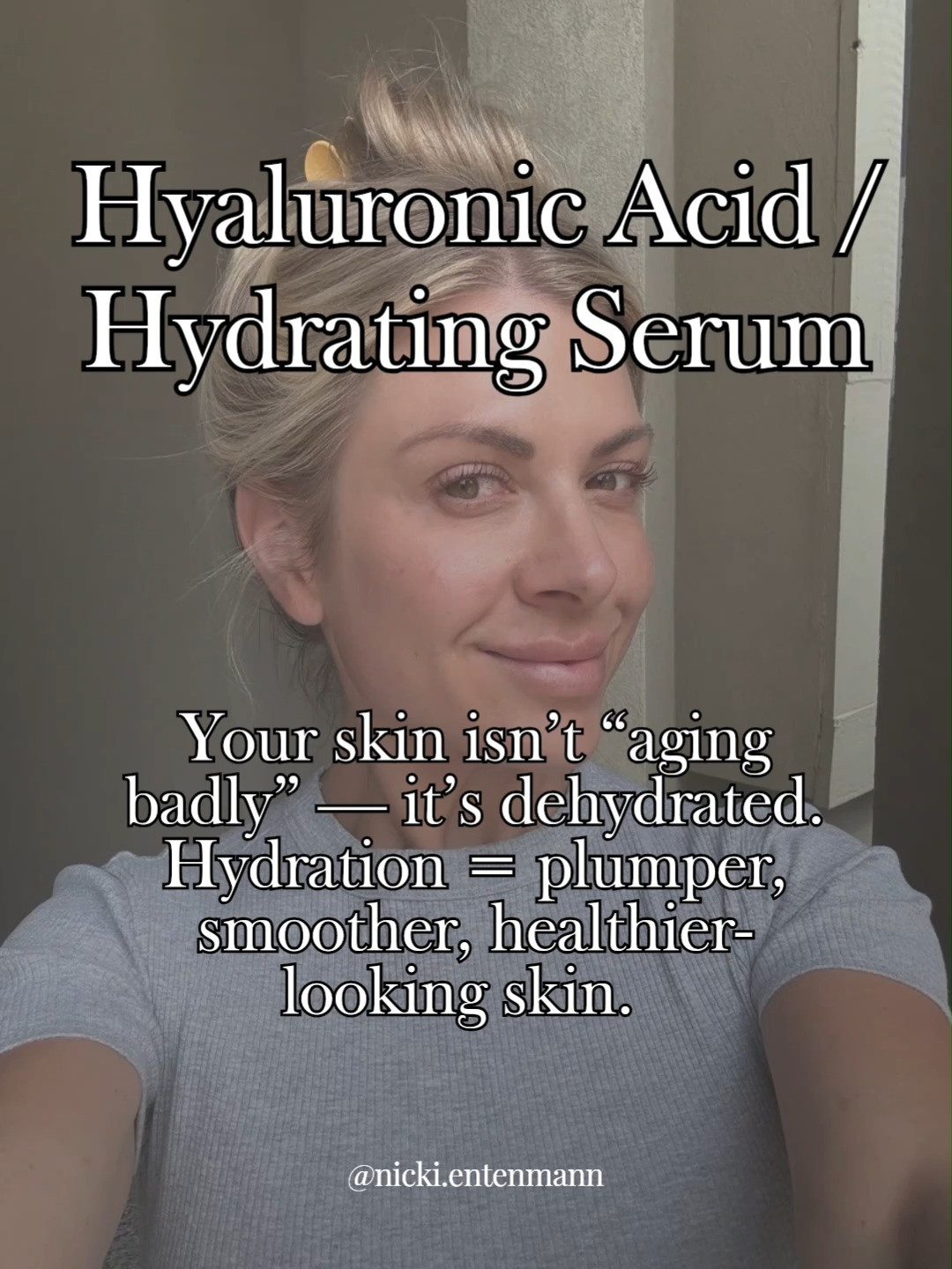 Your skin isn’t failing, it’s just dehydrated. This hyaluronic hydrating serum plumps, smooths, and makes everything look fresher and more alive! ✨💧🌸
#hyaluronicacid #hydratingserum #plumpskin #glowyskin #radiantskin #matureskin #skincare #hydration #cleanbeauty #beautyroutine 

 #LTKBeauty
