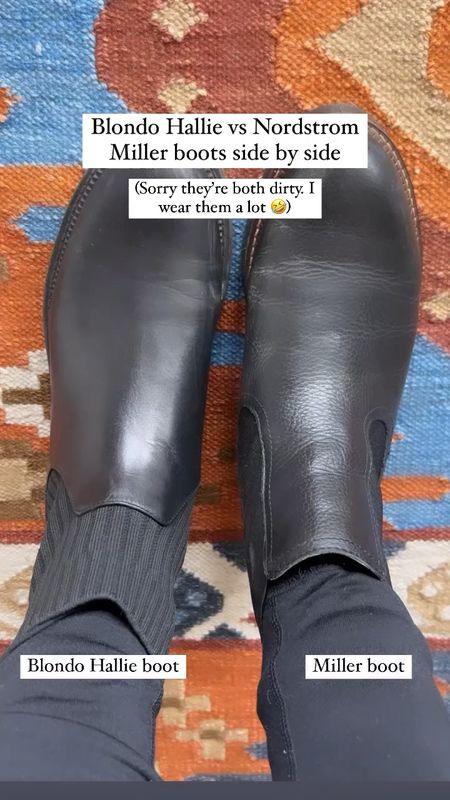 Blondo Hallie boot vs. Nordstrom Miller boot. Best black water resistant boots. Best waterproof boots. On sale! 

Boots, black boots, fall shoes, winter boots 

#LTKCyberWeek #LTKshoecrush #LTKfindsunder100