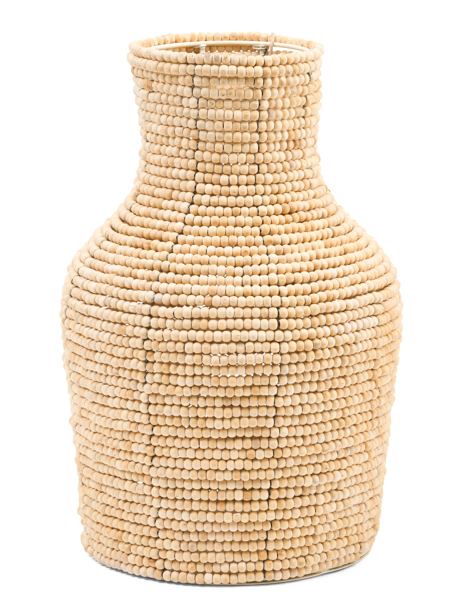 Abbott Wooden Bead Vase | TJ Maxx
