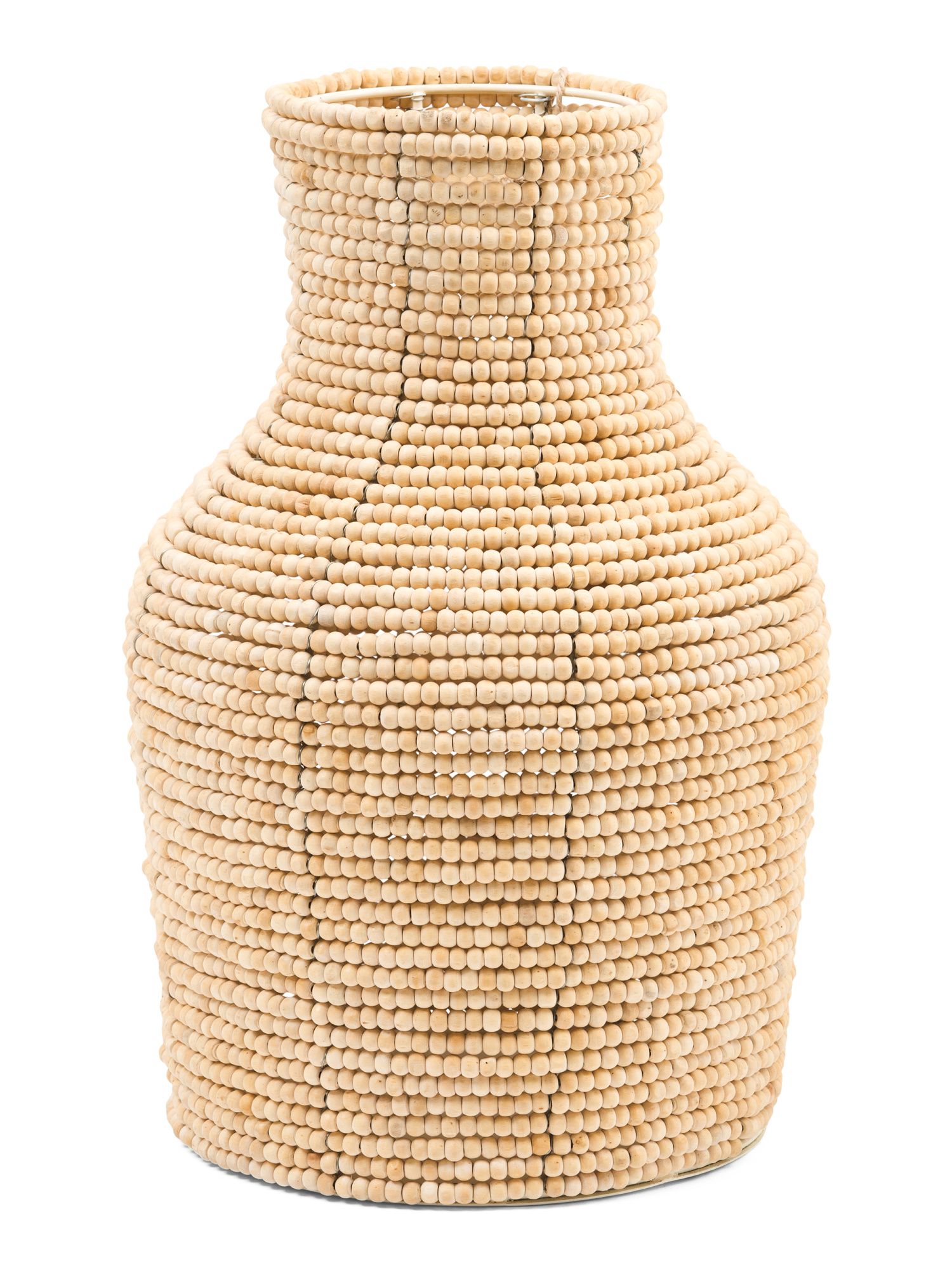 Abbott Wooden Bead Vase | TJ Maxx