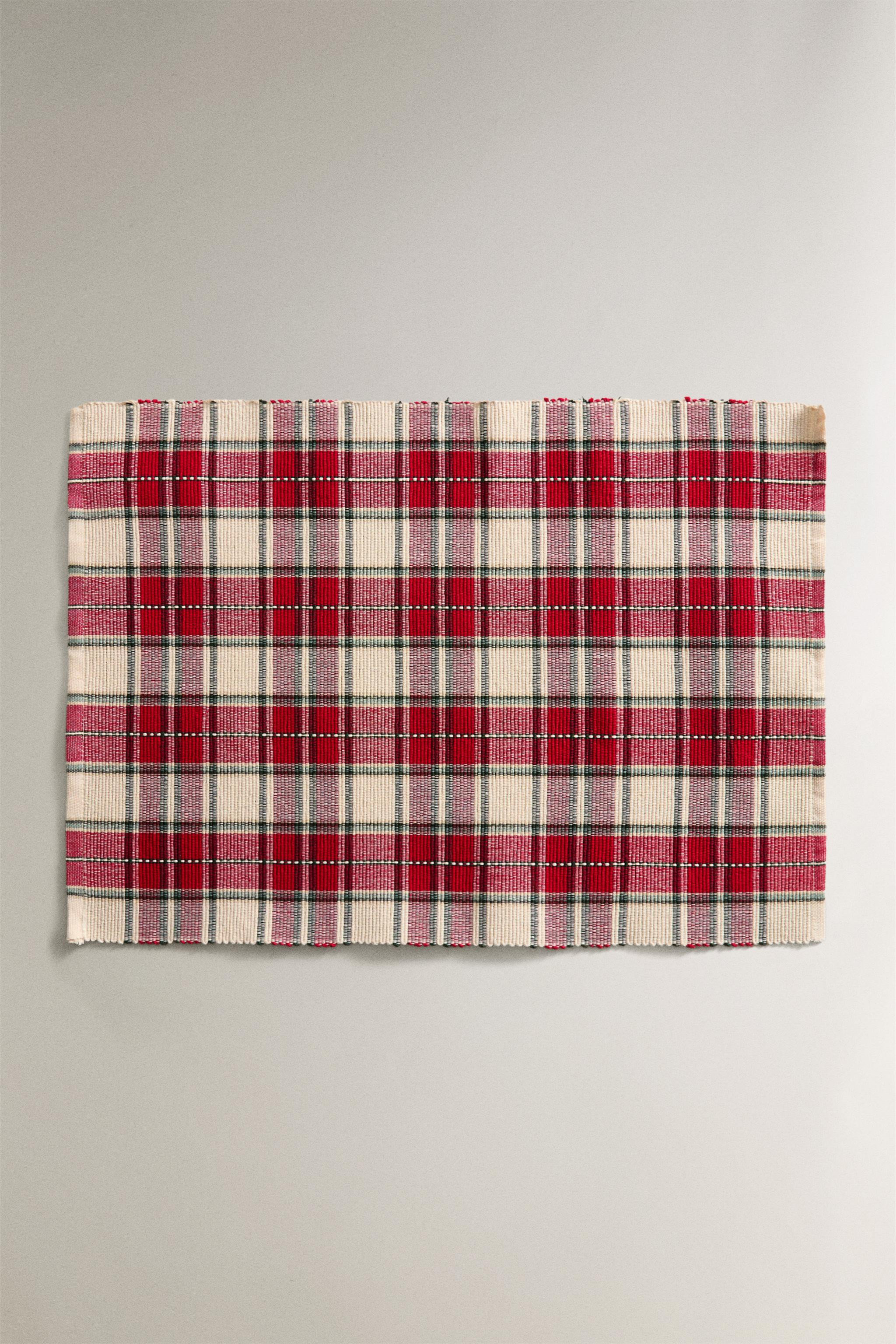 CHRISTMAS TARTAN PLACEMAT (SET OF 2) | Zara US