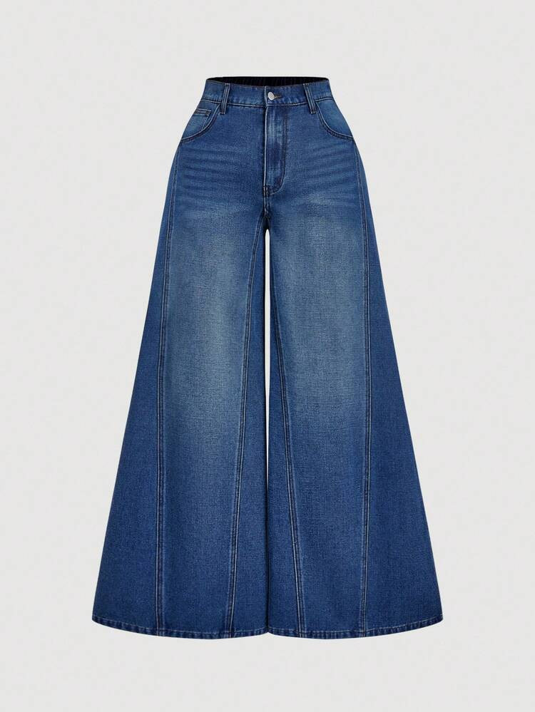 Wide legs jeans  | SHEIN