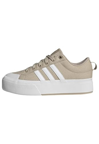 Adidas Womens Bravada 2.0 Platform Sportswear, Clay Brown/White/Cyber Metallic, 6 | Amazon (US)