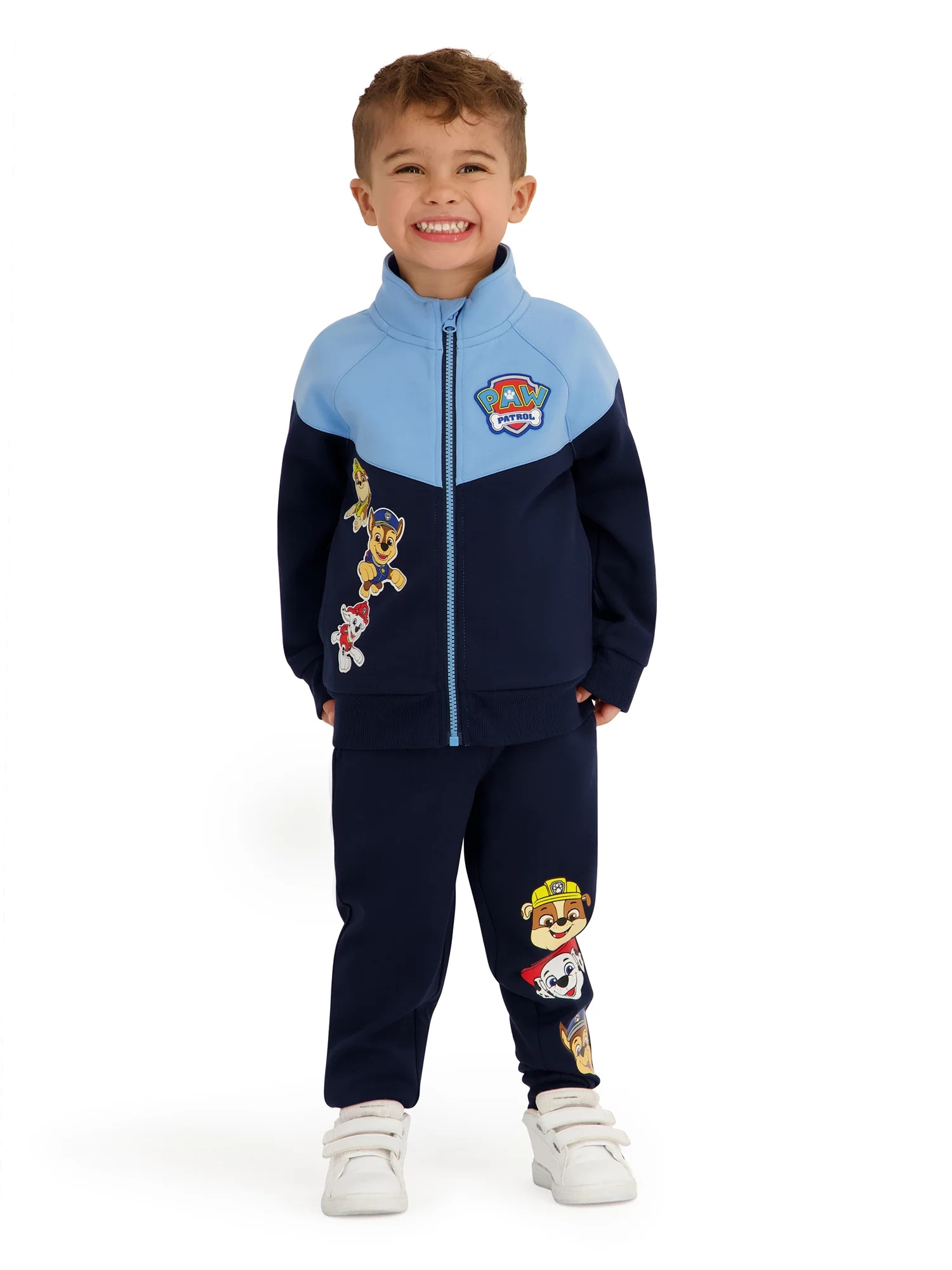Disney Pixar Cars Toddler Boys Track Jacket and Jogger Pants Set, 2-Piece, Sizes 12M-5T | Walmart (US)