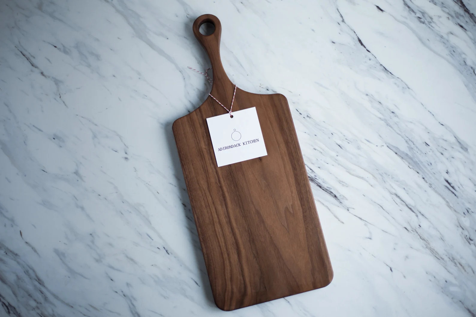 Classic Walnut Wood Cutting Board with Handle, Wood Serving Board, Paddle Board | Etsy (US)