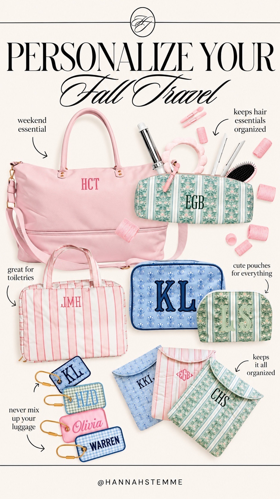 Personalize your travel this fall🍂 These are the best bags to travel with!

#LTKTravel #LTKmomlife #LTKSeasonal