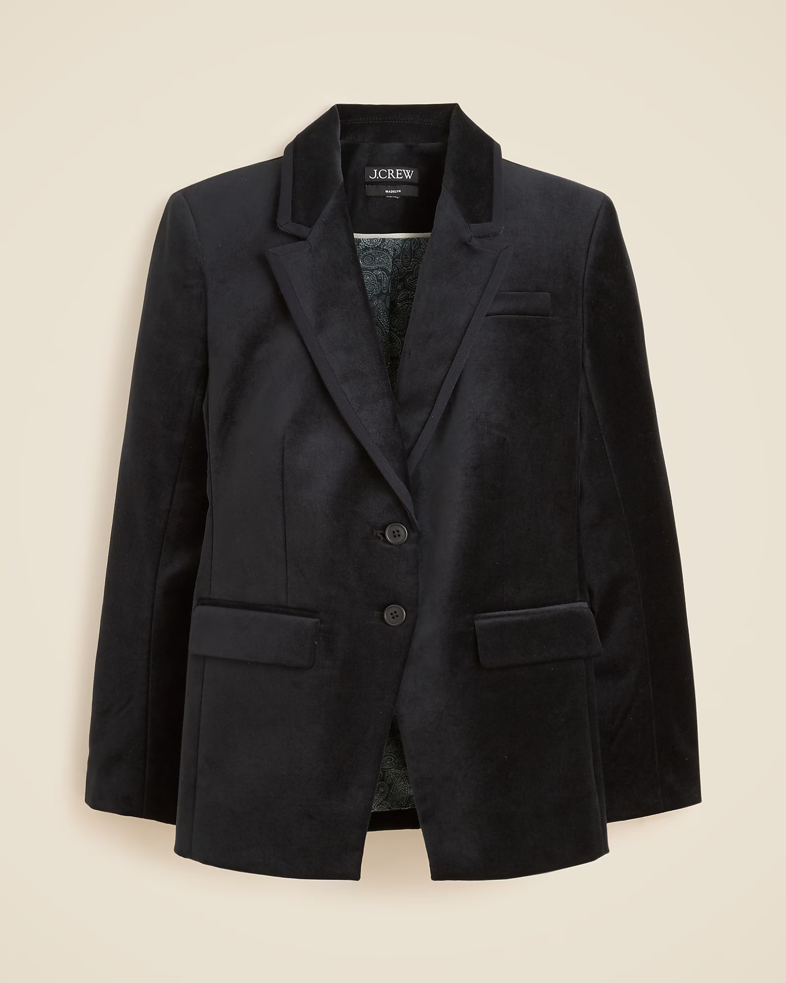 Madelyn blazer in velvet | J. Crew US