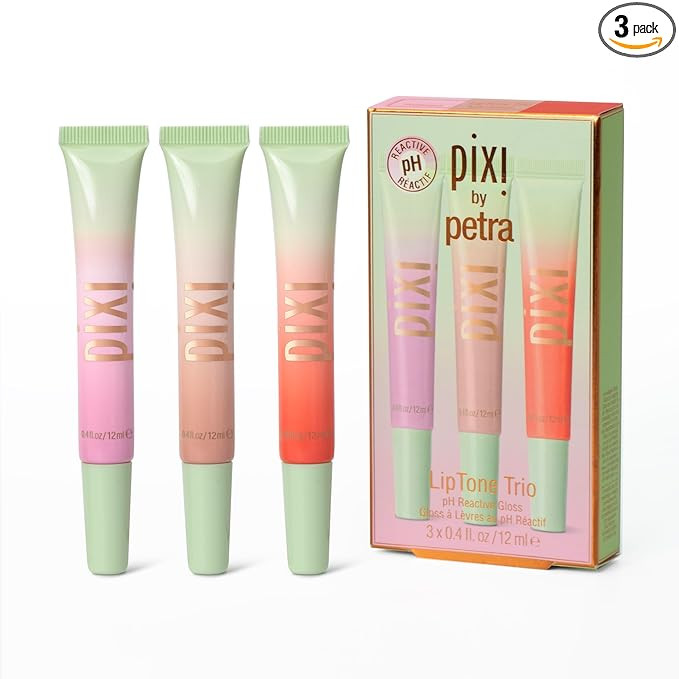 Pixi Beauty LipTone Trio - Naturals includes the shades Prettiness, Naturalness, and Peachyness | Amazon (US)