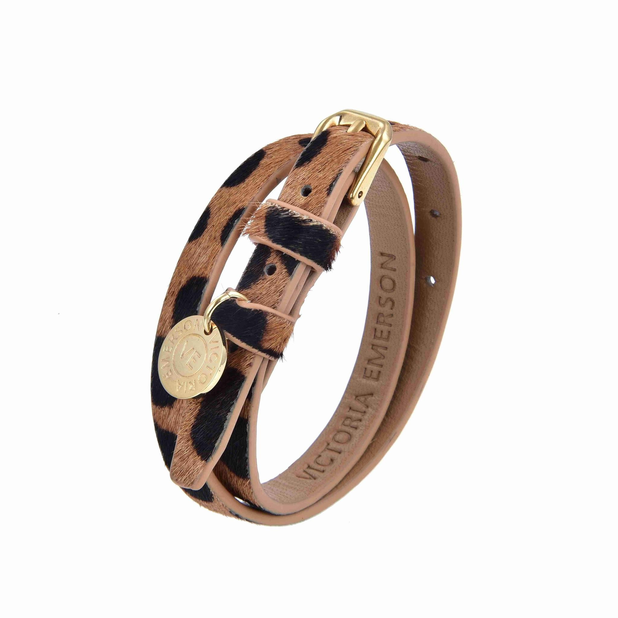 Double Wrap on Safari Textured Leather | Victoria Emerson