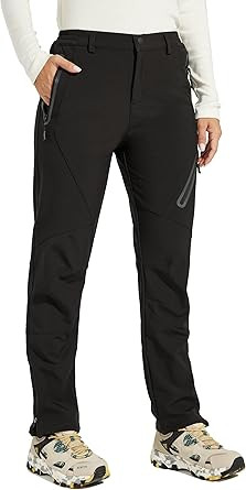 Willit Women's Winter Hiking Pants Waterproof Warm Snow Pants Outdoor Pants Insulated Cold Weathe... | Amazon (US)