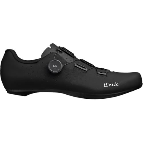 Fizik Tempo Decos Carbon Wide, Single Boa Carbon Road Cycling Shoes, Black, 11.5-12 Wide | Amazon (US)