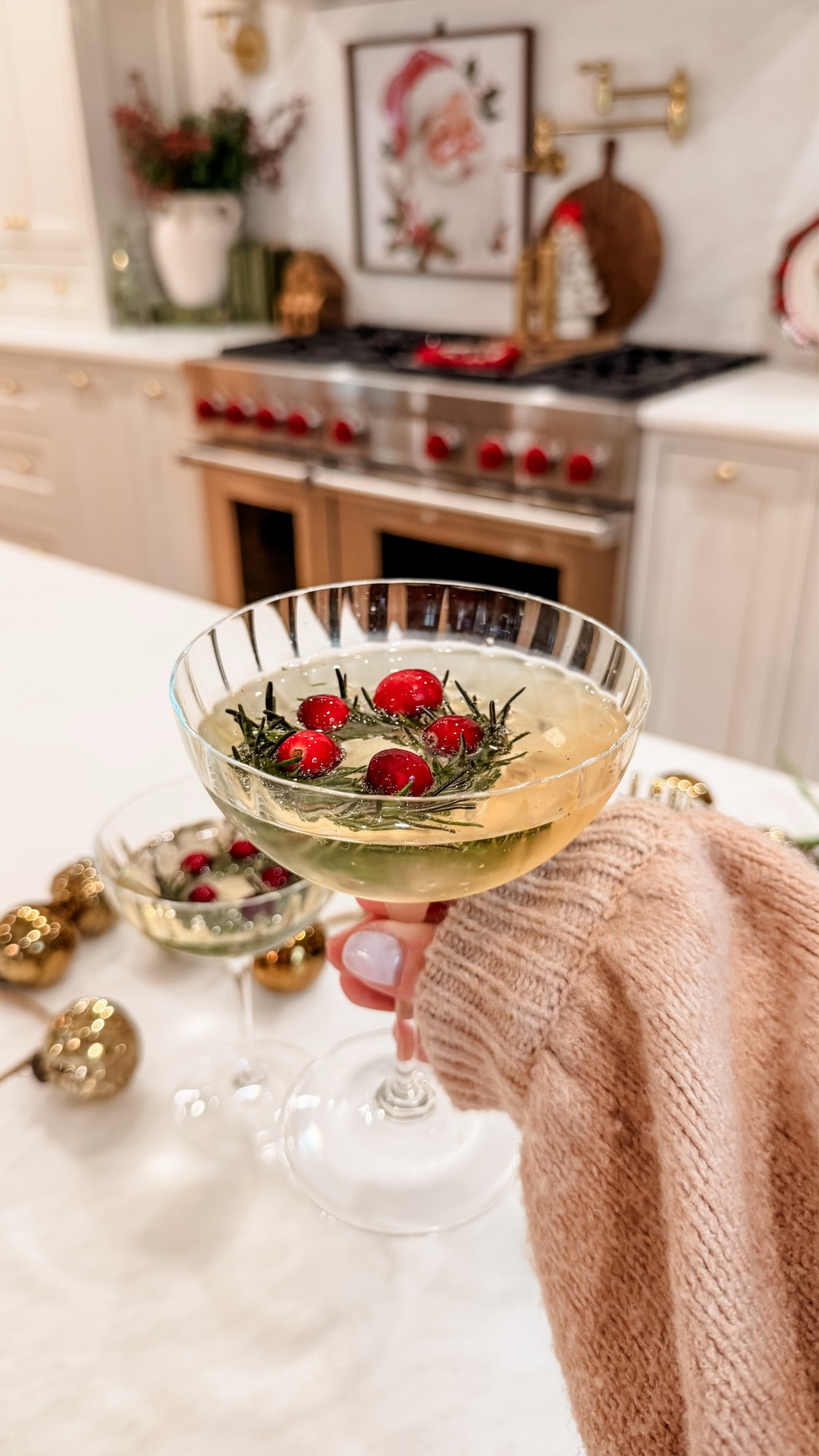 Holiday hosting made extra festive 🎄🥂 These easy Christmas cocktails are my go-to this season — just add fresh rosemary, cranberries, and your favorite bubbly for the prettiest holiday drink. It looks so fancy but takes under a minute to make!

I’m linking my coupe glasses, bar cart favorites, holiday kitchen decor, and all the hosting essentials I used in this video. Perfect for Christmas parties, Christmas Eve, or a cozy night in.

SHOP MY HOLIDAY HOSTING FAVORITES
🥂 Coupe glasses
🎄 Holiday barware + drink accessories
🍒 Christmas cocktail ingredients
✨ Kitchen Christmas decor
🕯 Cozy holiday entertaining must-haves

Follow me on LTK for more holiday recipes, Christmas entertaining ideas, and festive home styling inspo!


#LTKSeasonal #LTKHome #LTKHoliday