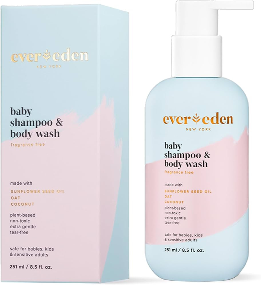 Evereden Baby Shampoo and Body Wash 8.5 fl oz. | Clean and Gentle Baby Care | Non-toxic and Fragr... | Amazon (US)