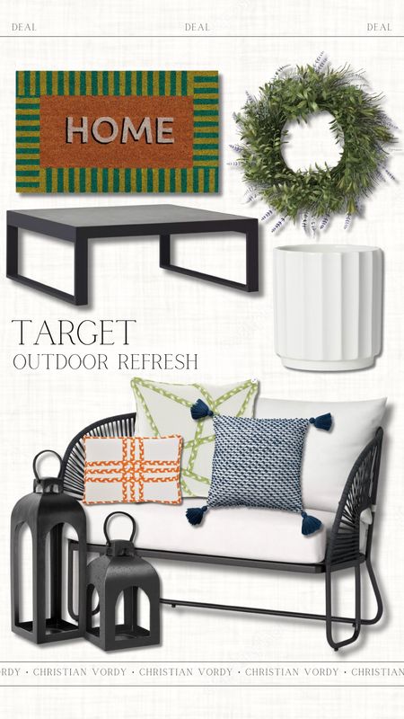 Target, new, outdoor refresh for summer 

#christianblairvordy 

#target #outdoor #refresh #summer #florals 

#LTKxTarget #LTKsalealert #LTKhome