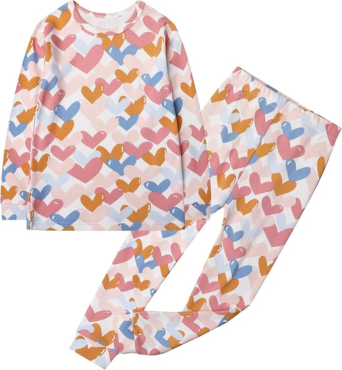 Owlivia 100% Organic Cotton Baby Long Sleeve Pajama Sets, Toddler Boy Girl 2-Piece Sleepwear | Amazon (US)