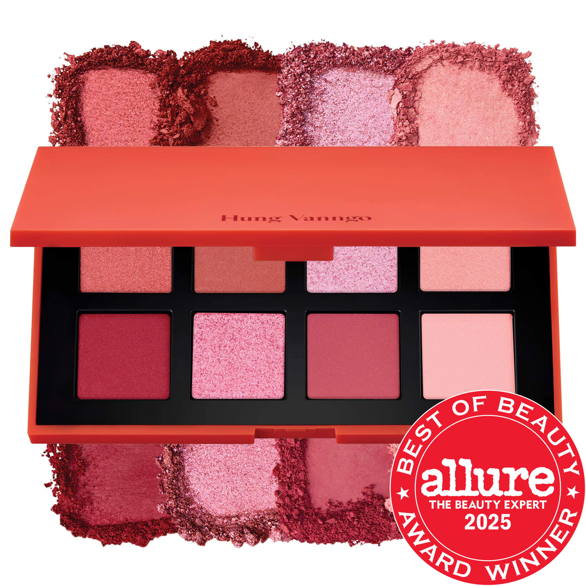 HUNG VANNGO BEAUTY Color Story Eyeshadow Palette Rebellious Red & Pink 8 x 0.06 oz/1.8 g | Sephora (US)